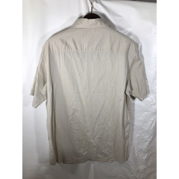 Columbia mens Tan Button Down Utility Lite Novelty large - Picture 5 of 7